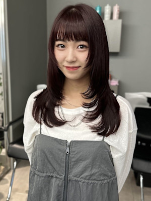 韓国レイヤー顔まわりレイヤーシャギーレイヤーロングレイヤー