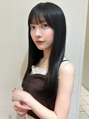 髪質改善/縮毛矯正/黒染め/ロングヘア/酸熱トリートメント/