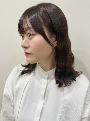 波巻きパーマ×春カラーがかわいい