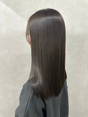 美髪髪質改善トリートメント/似合わせカット/フェミニンロング