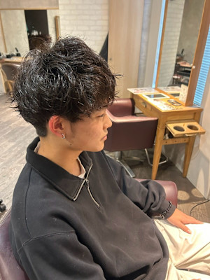 【横浜/横浜駅】カジュアルメンズパーマ