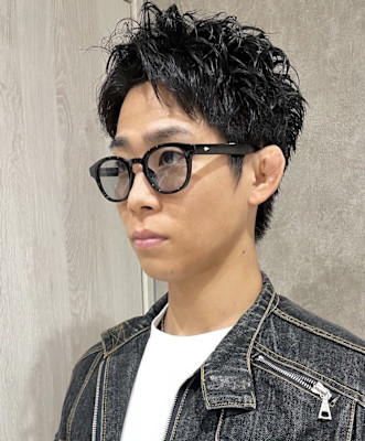 ピンパーマスパイキーショート【池袋メンズカット/パーマ】　