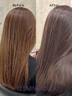 髪質改善　イルミナカラー