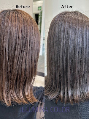 髪質改善　イルミナカラー