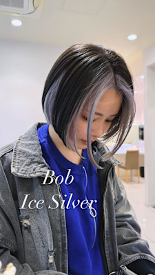 インナーカラー/アイスシルバー