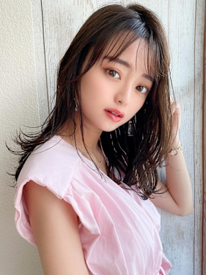 イメチェンウルフひし形シルエット外ハネボブ美髪ワンカール 