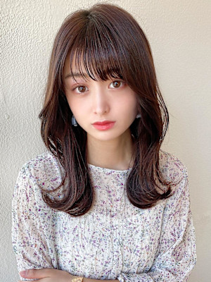 イメチェンウルフひし形シルエット外ハネボブ美髪ワンカール 