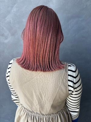 ピンクオレンジカラー／ダブルカラー