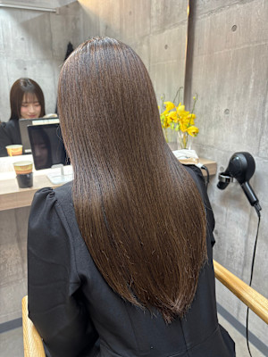 柔らかいスピエラ縮毛矯正！