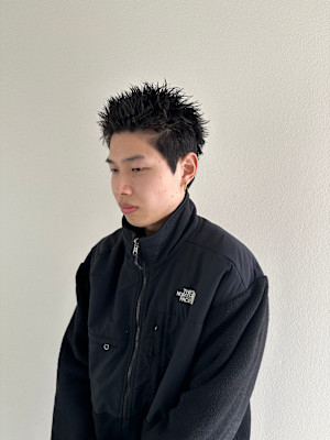 スパイキーショート/ピンパーマ/メンズカット