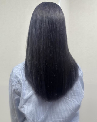 #寒色系色落ちが綺麗なネイビーブルー♪