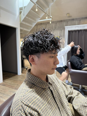 『メンズパーマ』