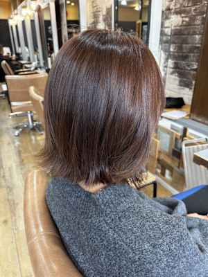 切りっぱなしボブ