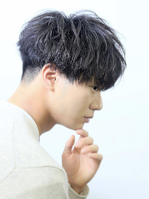 細束でふんわりスパイラルパーマ