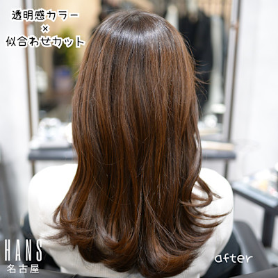 【時短なゆるふわ巻き】透明感カラー×似合わせカット