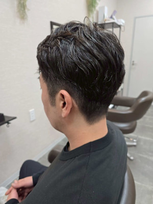 メンズカット/パーマ/グレイカラー/鎌取駅/韓国風/白髪染め