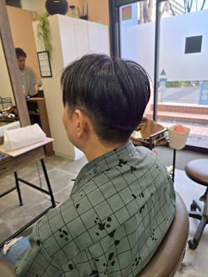 メンズカット/パーマ/グレイカラー/鎌取駅/韓国風/白髪染め