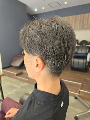 メンズカット/パーマ/グレイカラー/鎌取駅/韓国風/白髪染め