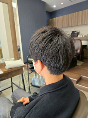 メンズカット/パーマ/グレイカラー/鎌取駅/韓国風/白髪染め