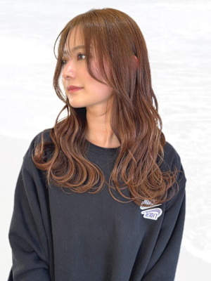 【MICHI 富田店　古作蓮】 ブラウンベージュ 透明感 