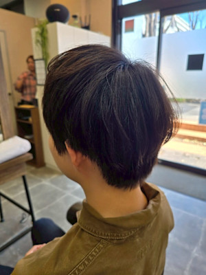 メンズカット/パーマ/グレイカラー/鎌取駅/韓国風/白髪染め