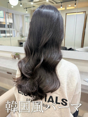 韓国風パーマ/コテ巻き風パーマ/デジタルパーマ/艶髪