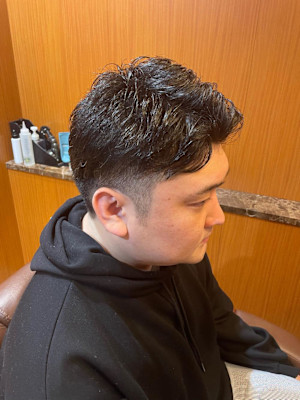 ツーブロショート