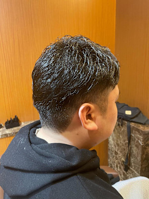 ツーブロショート