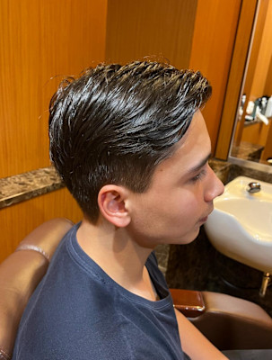 銀座　理容室　外国人ヘア　ナチュラル刈り上げ