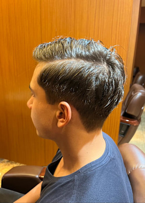 銀座　理容室　外国人ヘア　ナチュラル刈り上げ