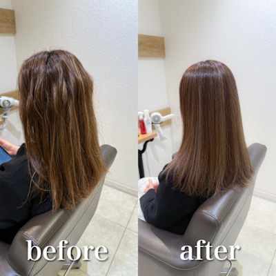 白髪ぼかしハイライトカラー30代40代50代