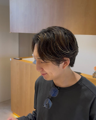 セットが簡単にできるメンズパーマ