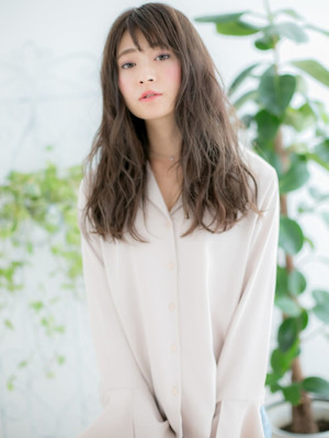 【博多美容室NAVY】グレージュカラー×なみなみウェーブ