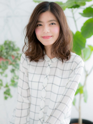 【博多美容室NAVY】ニュアンスカラー☆大人ロブヘアg