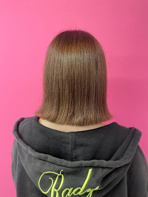 切りっぱなしボブ