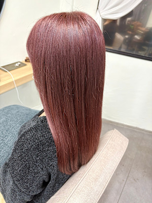 ブリーチなしダブルカラー【コーラルピンク】