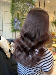 【W_SALON 河原町】ワインブラウン/大人髪/大人綺麗