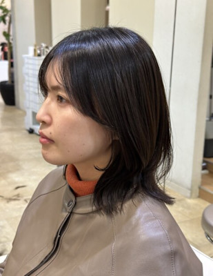 #くびれ巻き #顔周りカット #レイヤーカット #もみあげ