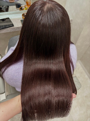 ブラウン/髪質改善サロン/透明感カラー/マデナTr