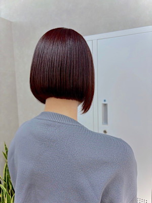 ブラウン/透明感カラー/似合わせカット/髪質改善Tr