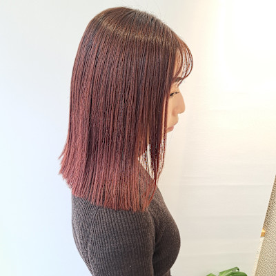 切りっぱなしボブ×レイヤー