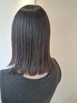 切りっぱなしボブ