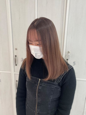 ダブルカラー／ブラウンカラー／ミルクティーカラー