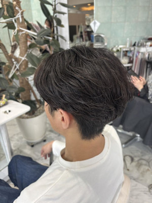 ショート／ツイストパーマ／スパイラルパーマ/ニュアンスパーマ