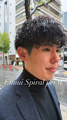 外国人風シャドウパーマ