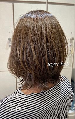 大人くびれレイヤー外ハネボブ×村田ちかこ