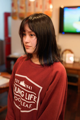 ハーフ＆ハーフデザインのインナーカラー