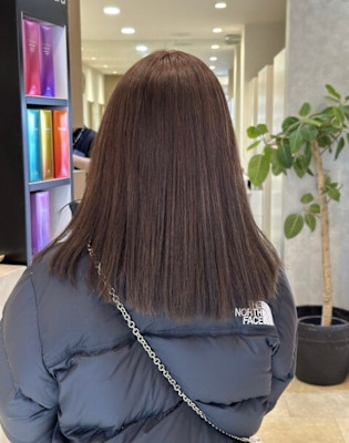 髪質改善ブラウン