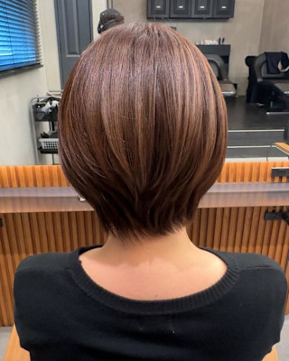 ナチュラルボブ20代30代40代50代ショートボブ2