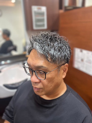 バーバー/メンズカット/ショートパーマ/銀座/＜理容室＞